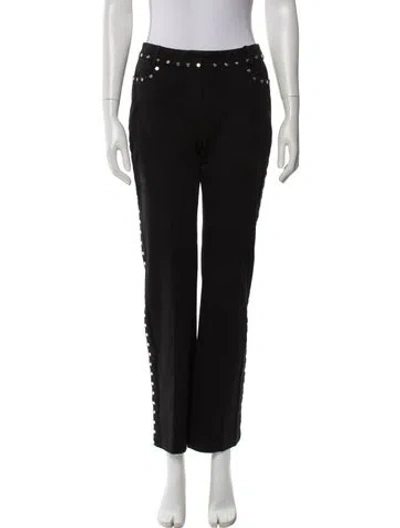 Pre-owned Celine Vintage Straight Leg Pants In Black