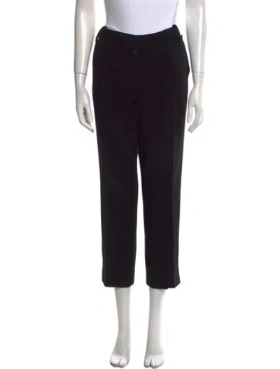 Pre-owned Celine Vintage Straight Leg Pants In Black