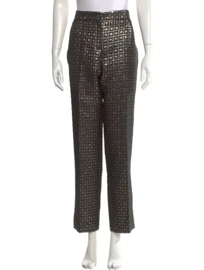 Pre-owned Celine Vintage Straight Leg Pants In Black