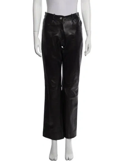 Pre-owned Celine Vintage Straight Leg Pants In Black