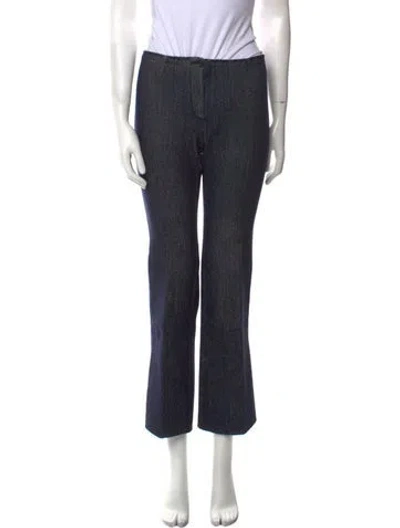 Pre-owned Celine Vintage Straight Leg Pants In Blue