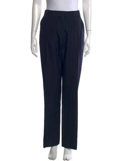 Pre-owned Celine Vintage Straight Leg Pants In Blue