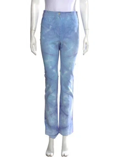 Pre-owned Celine Vintage Straight Leg Pants In Blue