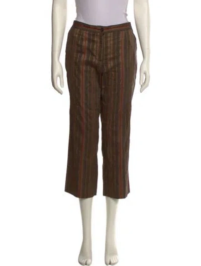 Pre-owned Celine Vintage Straight Leg Pants In Brown