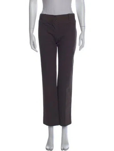 Pre-owned Celine Vintage Straight Leg Pants In Brown