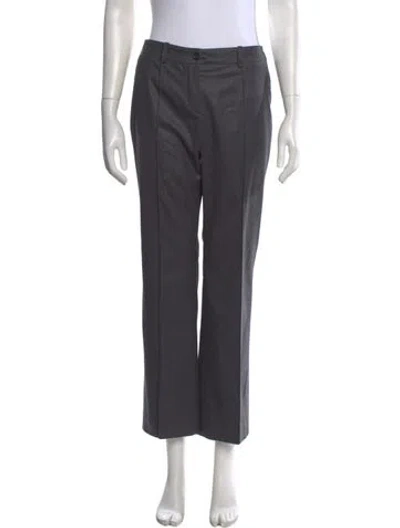 Pre-owned Celine Vintage Straight Leg Pants In Gray