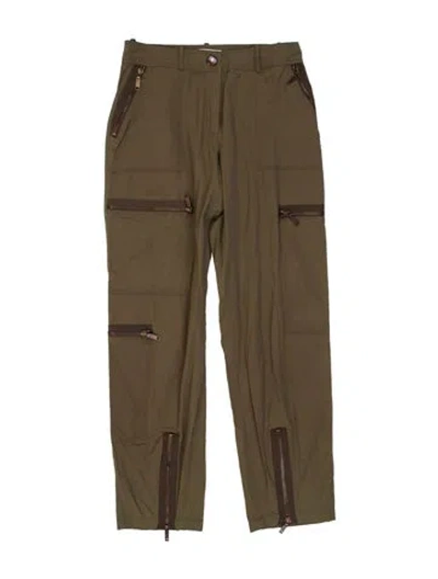 Pre-owned Celine Vintage Straight Leg Pants In Green