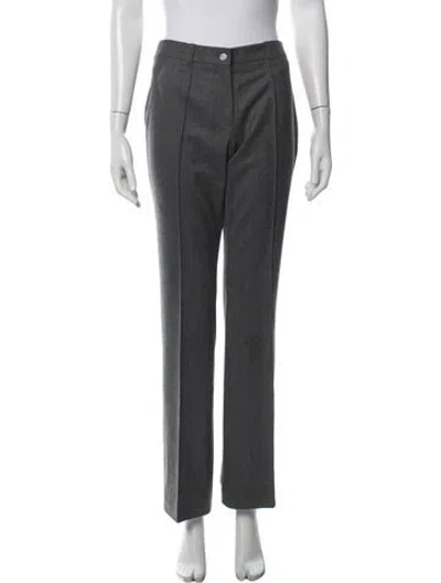 Pre-owned Celine Vintage Straight Leg Pants In Grey