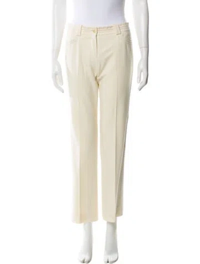 Pre-owned Celine Vintage Straight Leg Pants In Neutral