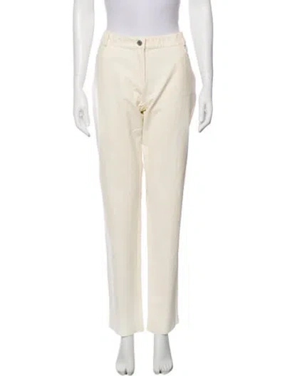 Pre-owned Celine Vintage Straight Leg Pants In Neutral