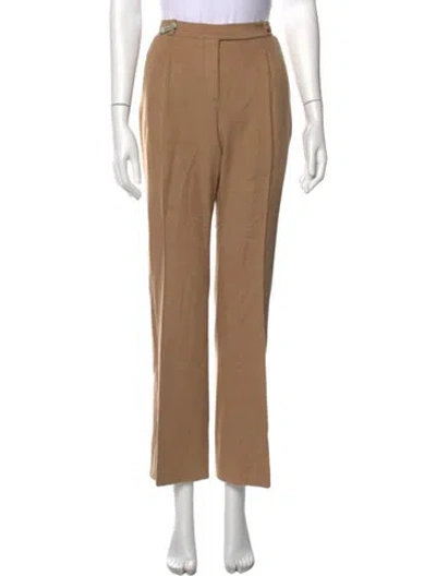 Pre-owned Celine Vintage Straight Leg Pants In Neutrals
