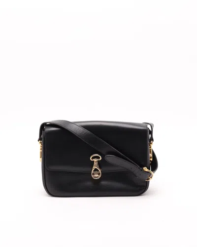 Celine Céline Vintage Triomphe Bag In Black