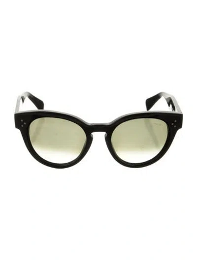 Pre-owned Celine Vintage Wayfarer Sunglasses In Black