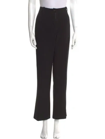 Pre-owned Celine Vintage Wide Leg Pants In Black