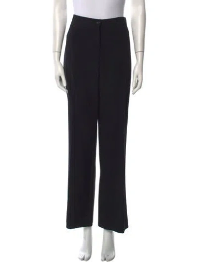 Pre-owned Celine Vintage Wide Leg Pants In Black