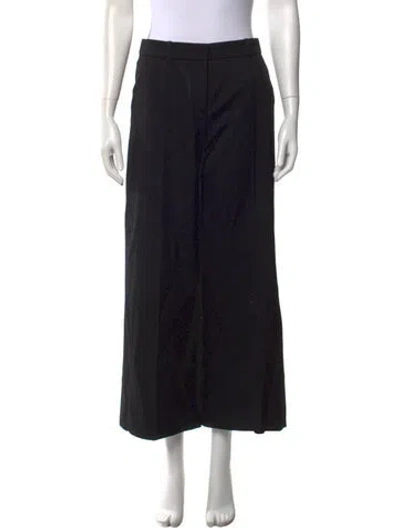 Pre-owned Celine Vintage Wide Leg Pants In Black