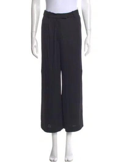 Pre-owned Celine Vintage Wide Leg Pants In Black