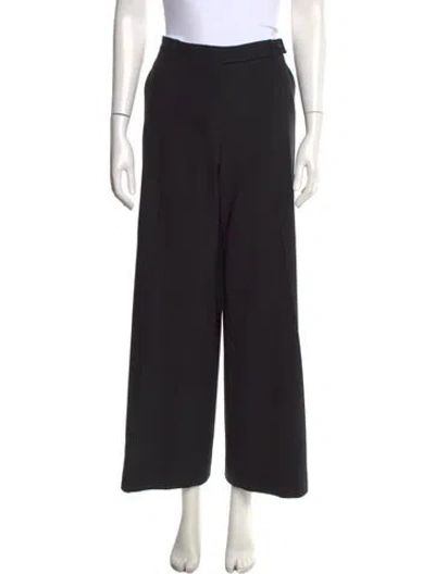 Pre-owned Celine Vintage Wide Leg Pants In Black