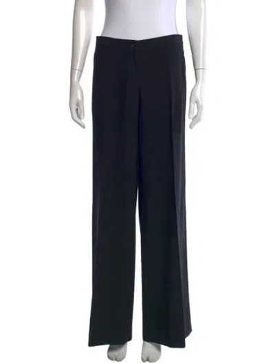 Pre-owned Celine Vintage Wide Leg Pants In Black