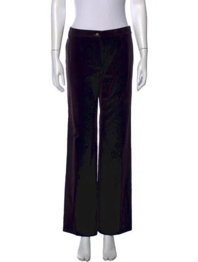 Pre-owned Celine Vintage Wide Leg Pants In Brown