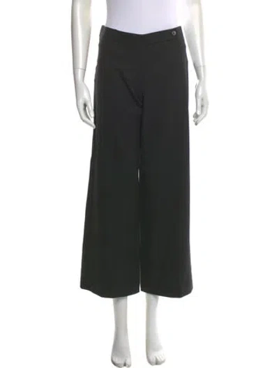 Pre-owned Celine Vintage Wide Leg Pants In Gray
