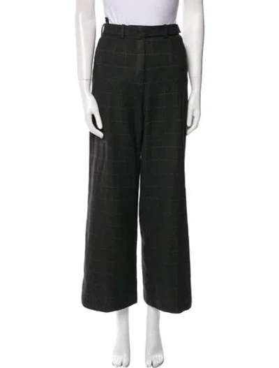 Pre-owned Celine Vintage Wide Leg Pants In Gray