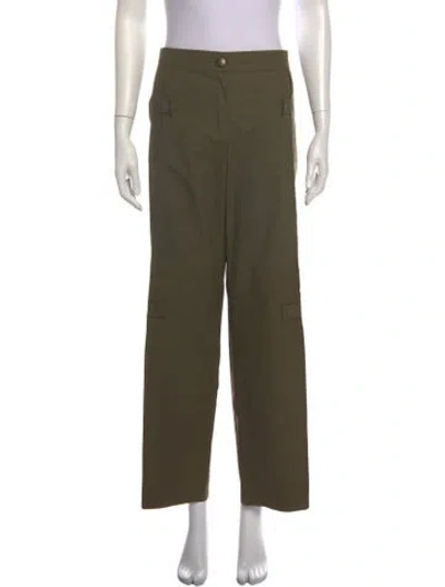 Pre-owned Celine Vintage Wide Leg Pants In Green