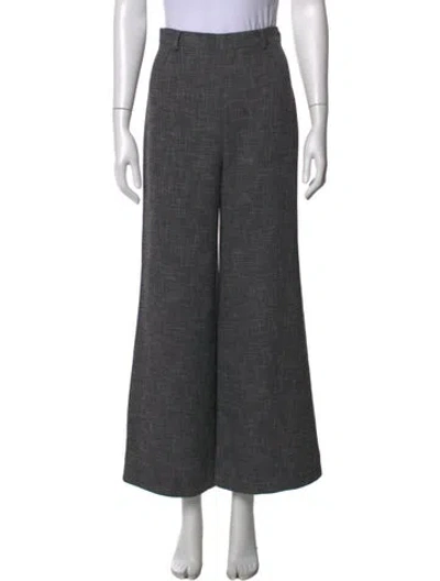 Pre-owned Celine Vintage Wide Leg Pants In Grey