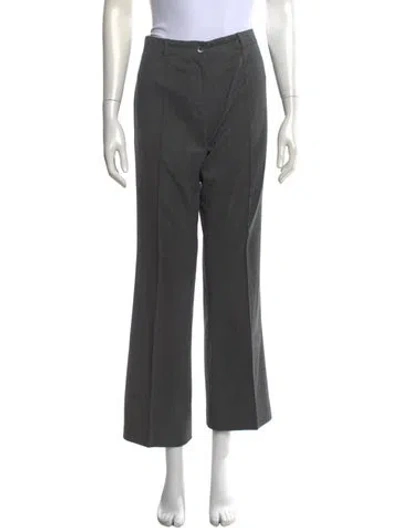 Pre-owned Celine Vintage Wide Leg Pants In Grey