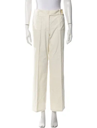 Pre-owned Celine Vintage Wide Leg Pants In Neutral