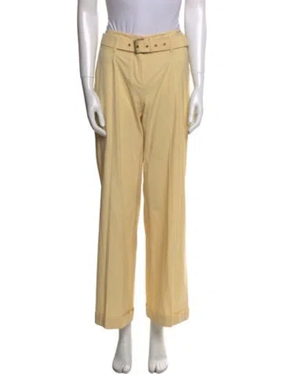 Pre-owned Celine Vintage Wide Leg Pants In Neutral