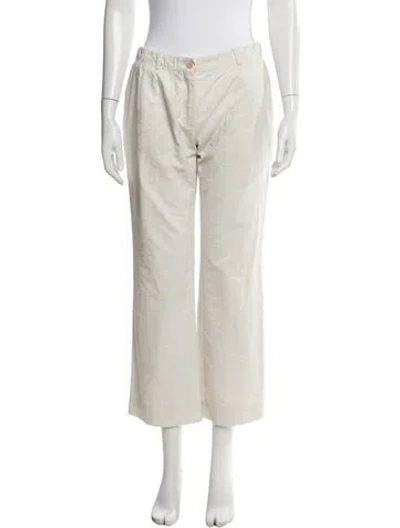 Pre-owned Celine Vintage Wide Leg Pants In Neutrals