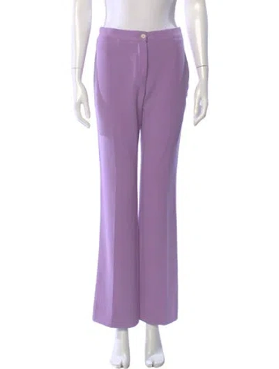Pre-owned Celine Vintage Wide Leg Pants In Purple
