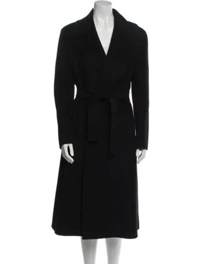 Pre-owned Celine Vintage Wool Coat In Black