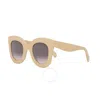 Celine Violet Gradient Square Ladies Sunglasses Cl4005fn 57z 49