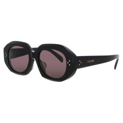 Celine Violet Tint Geometric Ladies Sunglasses Cl40319f 01y 52 In ["black"]