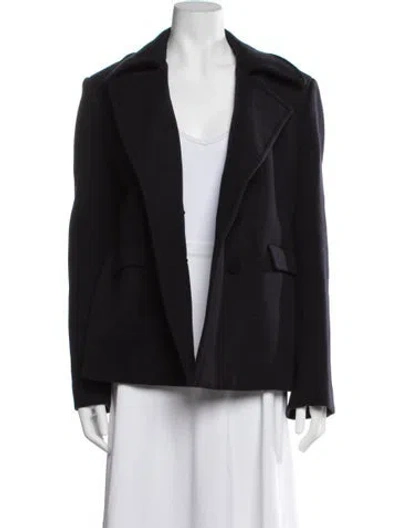 Pre-owned Celine Virgin Wool Blazer In Black