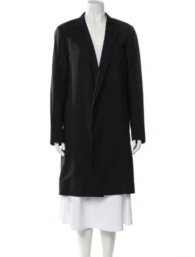 Pre-owned Celine Virgin Wool Evening Jacket In Black