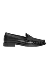 Celine Vivienne Polished Bullskin Loafers In Black