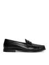 Celine Vivienne Shiny Bull Leather Loafer In Black