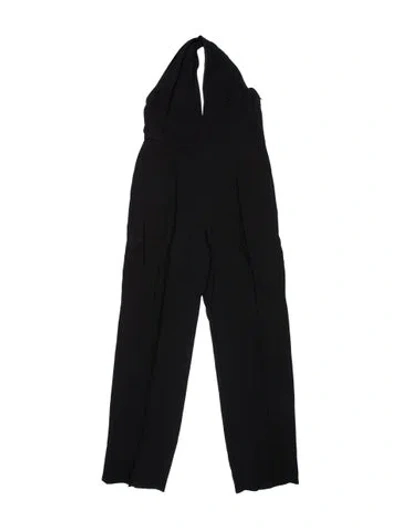 Pre-owned Celine V-neck Jumpsuit In Black