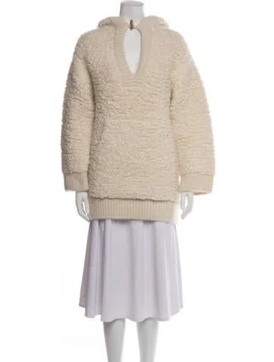 Pre-owned Celine V-neck Sweater In Neutrals