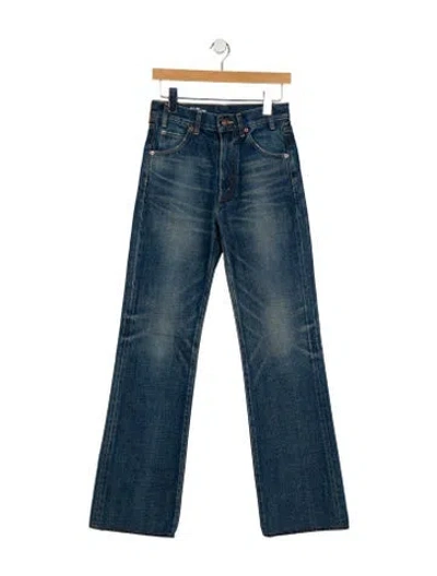 Pre-owned Celine W_fl_004 Wide Leg Jeans In Blue