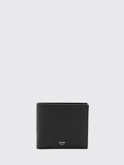 Celine Wallet Men  In Black