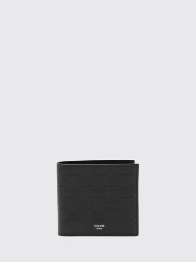 Celine Wallet Men  In Black