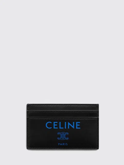 Celine Wallet Men Color Black