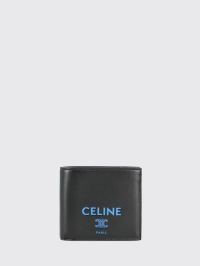 Celine Wallet Men Color Black
