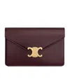 Celine Wallet On Chain Margo In Shiny Calfskin