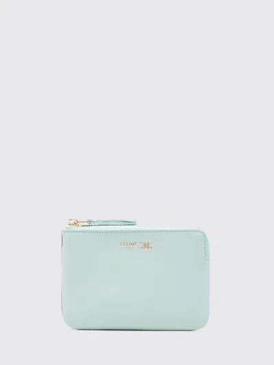 Celine Wallet Woman Color Blue