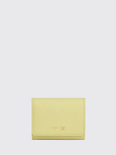 Celine Wallet Woman In Yellow